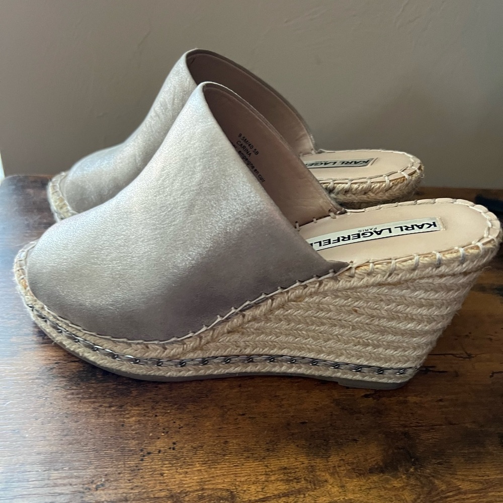 Karl Lagerfield, wedge shoe